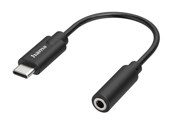Hama Audio-Adapter, USB-C-Stecker - 3,5-mm-Klinke-Buchse, Stereo 
