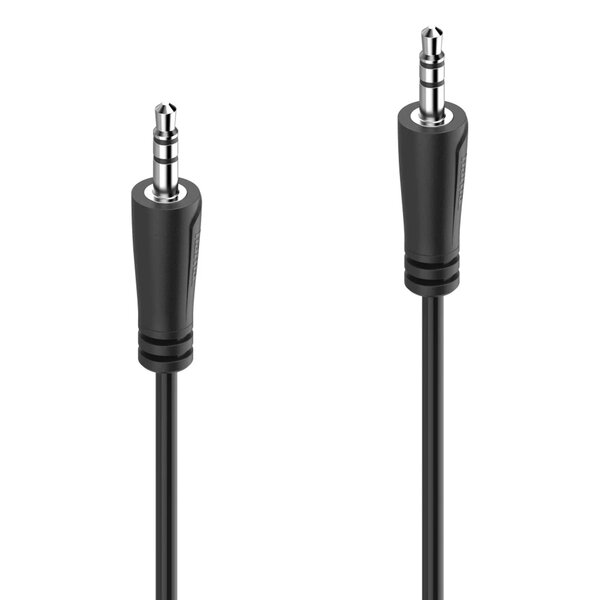 Hama Audio-Kabel, 3,5-mm-Klinken-St. - 3,5-mm-Klinken-St., Stereo, 1,5 m 