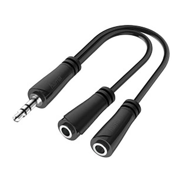 Hama Audio-Splitter 3,5mm auf 2x 3,5mm 