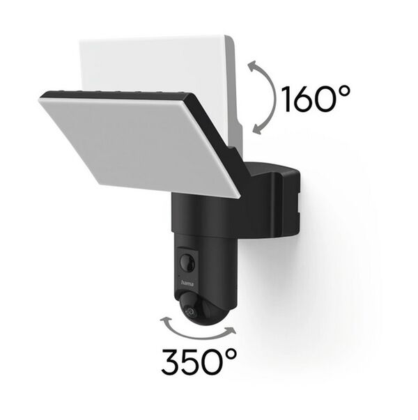 Hama Überwachungskamera mit Licht und Bewegungsmelder, WLAN, für außen 