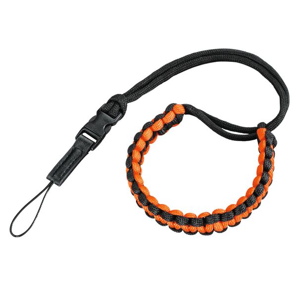 Hama Braid 20 Handschlaufe  black-orange
