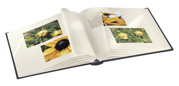 Hama Buch-Album Fine Art, 29 x 32 cm, 50 weiße Seiten  grau