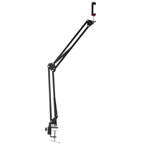 Hama Flexibler Gelenkarm 700 II, ¼, max. 70cm, Smartphone-Halter, Tischklemme 
