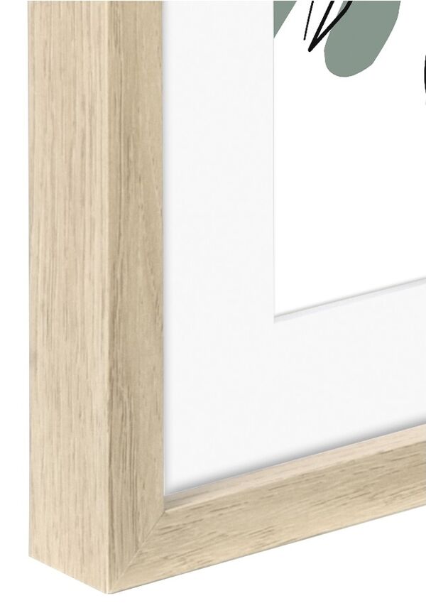 Hama Holzrahmen-Galerie Kopenhagen für 3 Bilder  23 x 45 cm Eiche natur