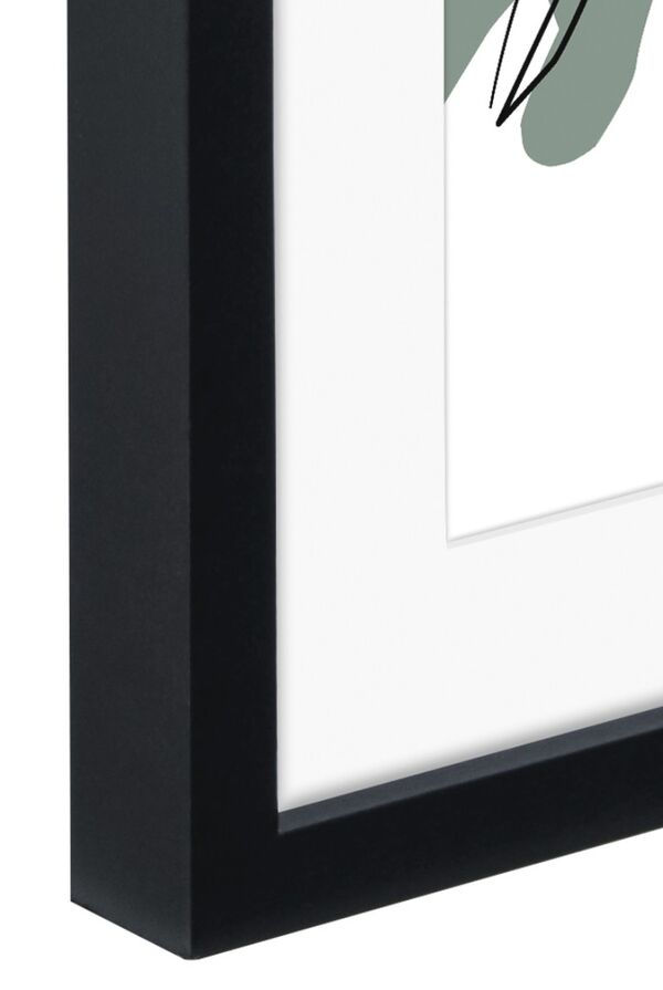 Hama Holzrahmen-Galerie Kopenhagen für 3 Bilder  23 x 45 cm schwarz