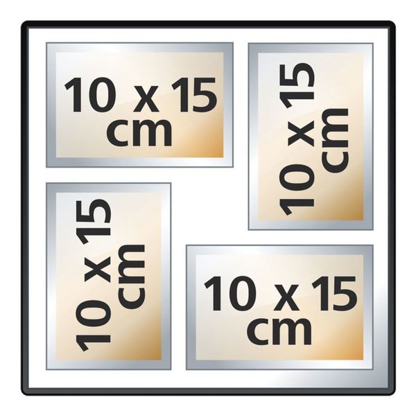 Hama Jumbo-Album La Fleur, 30x30 cm, 100 schwarze Seiten  Weiß