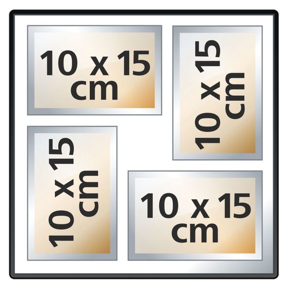 Hama Jumbo-Album La Fleur, 30x30 cm, 100 weiße Seiten  schwarz