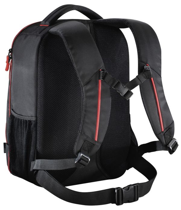 Hama Kamera-Rucksack Miami, 190  Schwarz/Rot