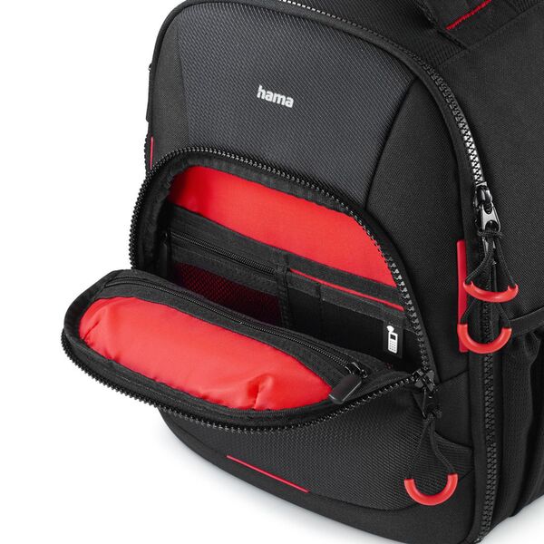 Hama Kamera-Rucksack Ohio  150 schwarz/rot