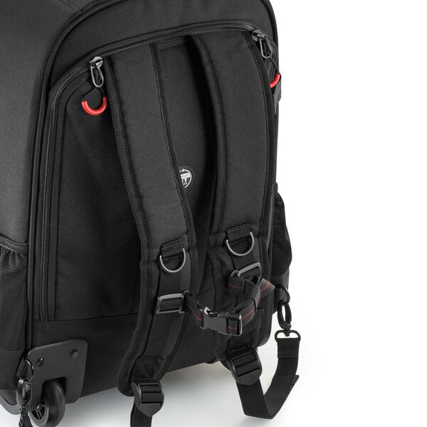 Hama Kamera-Trolley Ohio, 200, stabiler Fotokoffer für Handgepäck  schwarz/rot