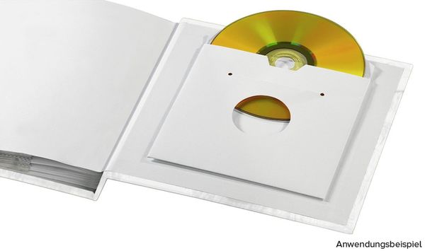 Hama Memo-Album La Fleur, für 200 Fotos im Format 10x15 cm  schwarz