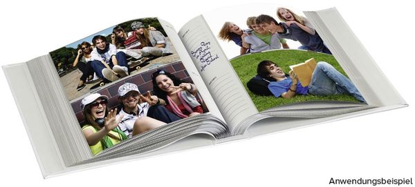 Hama Memo-Album Skies, für 200 Fotos im Format 10x15 cm  beige