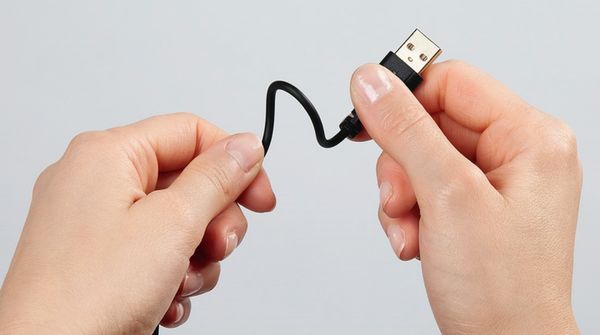 Hama Micro-USB-Kabel, verdrehsicher, vergoldet 0,75 m  schwarz