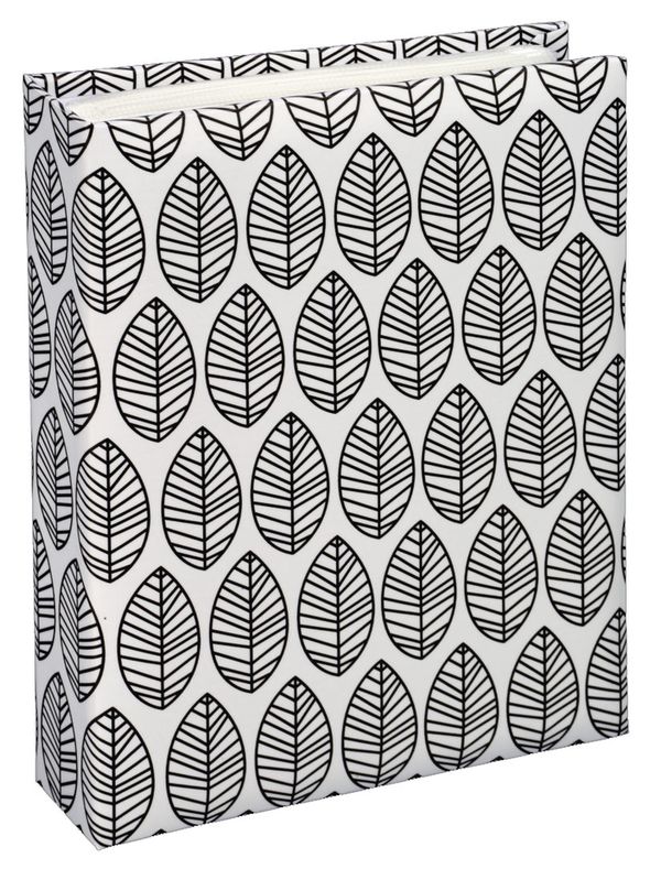 Hama Mini-Einsteck-Album La Fleur, für 40 Fotos im Format 10x15 cm, Weiß 