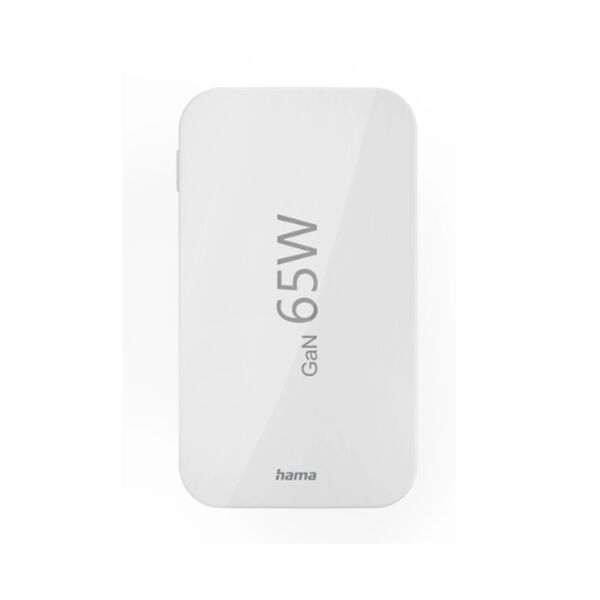 Hama Schnellladegerät, 2x USB-C, 1x USB-A, flaches Mini-Ladegerät, PD, 65 W, WS 