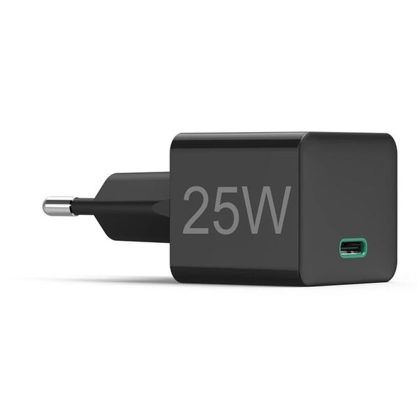 Hama Schnellladegerät, USB-C, PD/Qualcomm®, Mini-Ladegerät, 25 W  schwarz