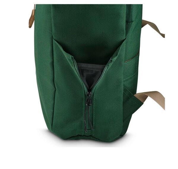 Hama Silvan Laptop-Rucksack grün bis 41cm (16,2 ) Rolltop, nachhaltig 