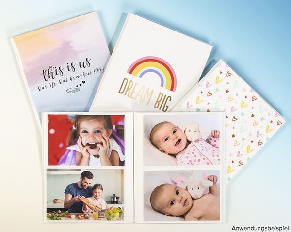Hama Softcover-Album Shine, Rainbow  für 80 Fotos 10x15cm