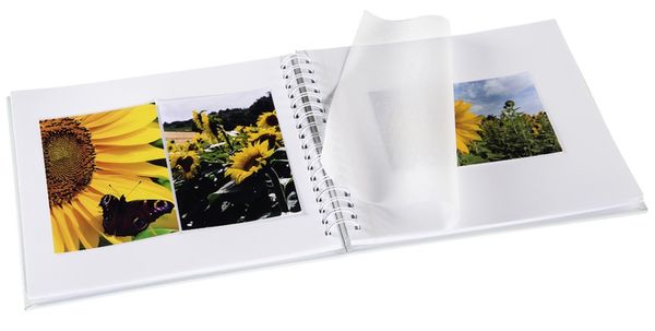 Hama Spiral-Album Fine Art, 28x24 cm, 50 weiße Seiten  schwarz