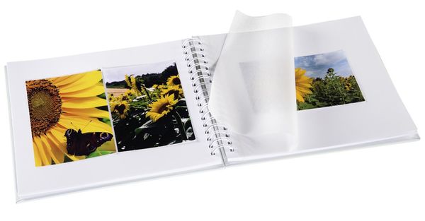 Hama Spiral-Album Fine Art, 28x24 cm, 50 weiße Seiten  bordeaux