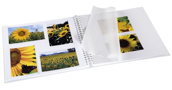 Hama Spiral-Album Fine Art, 36x32 cm, 50 weiße Seiten  schwarz