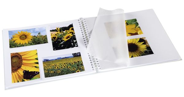 Hama Spiral-Album Fine Art, 36x32 cm, 50 weiße Seiten  bordeaux