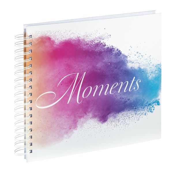 Hama Spiral-Album Watercolor Moments, 28x24 cm, 50 weiße Seiten 