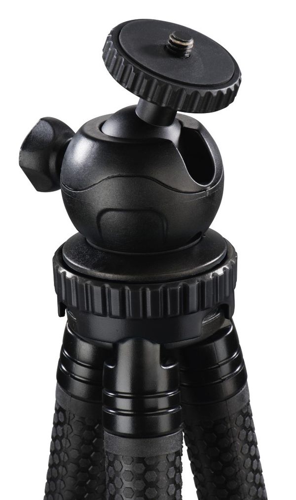 Hama Stativ FlexPro für Smartphone, GoPro und Fotokameras, 27 cm  schwarz