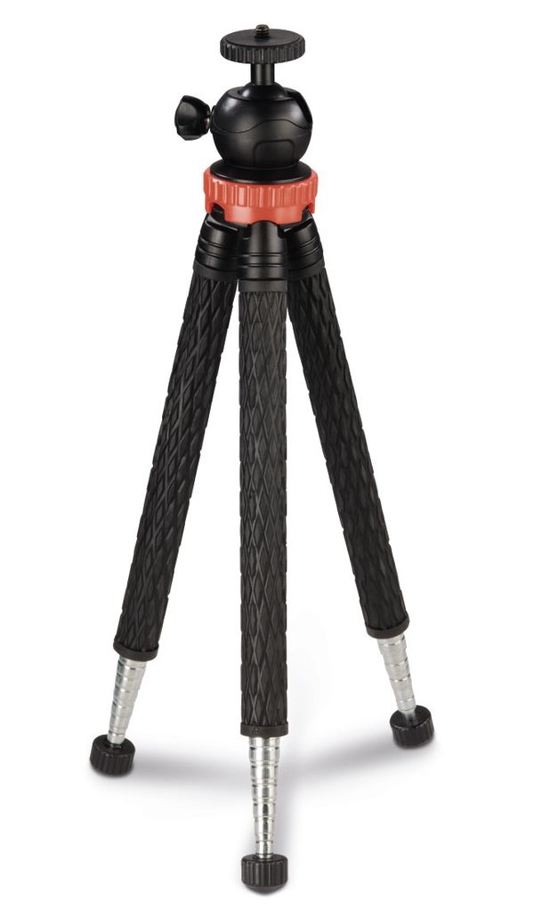 Hama Stativ Traveller Pro für Smartphone, GoPro, Fotokameras, 105 - Ball 