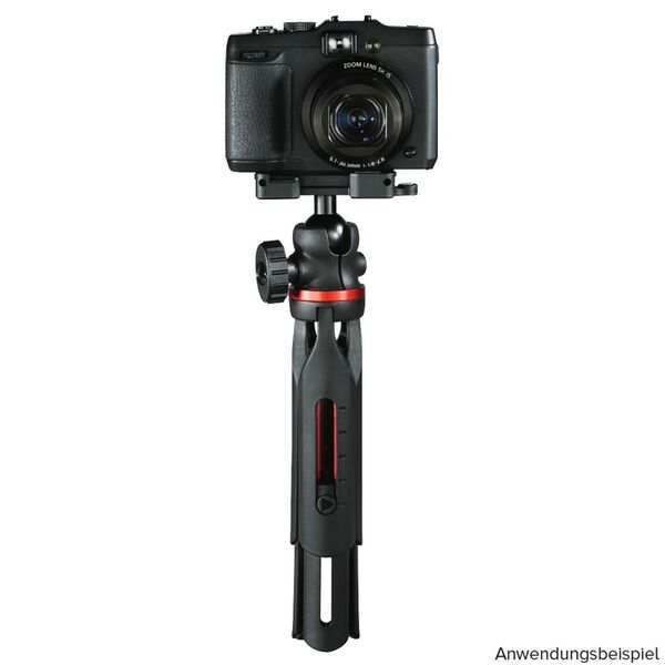 Hama Tischstativ Solid für Smartphones und Fotokameras, 19B 