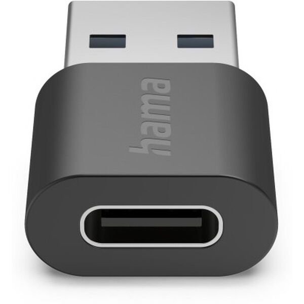 Hama USB-Adapter, USB-A-Stecker - USB-C-Buchse, USB 3.2 Gen2, 10 Gbit/s 