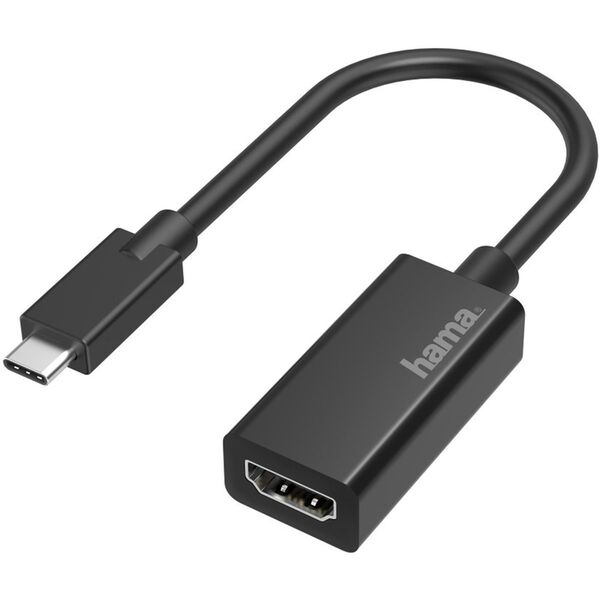 Hama Video-Adapter, USB-C-Stecker - HDMI-Buchse, Ultra-HD 4K 