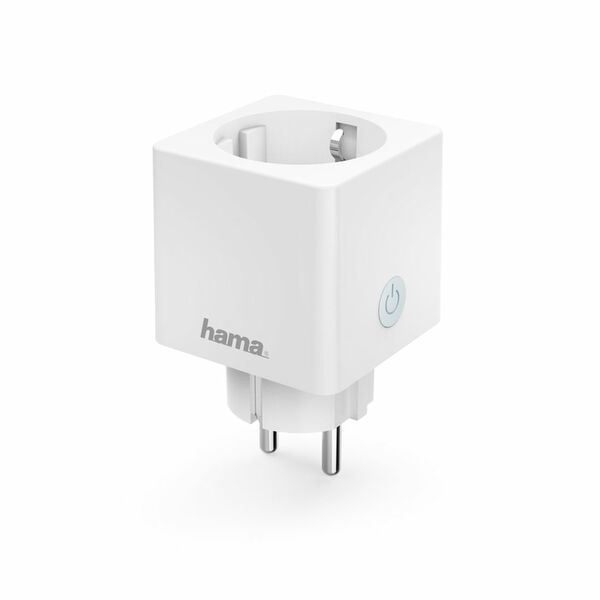 Hama WLAN-Steckdose Mini, ohne Hub, für Sprach- und App-Steuerung, 3.680W, 16A 
