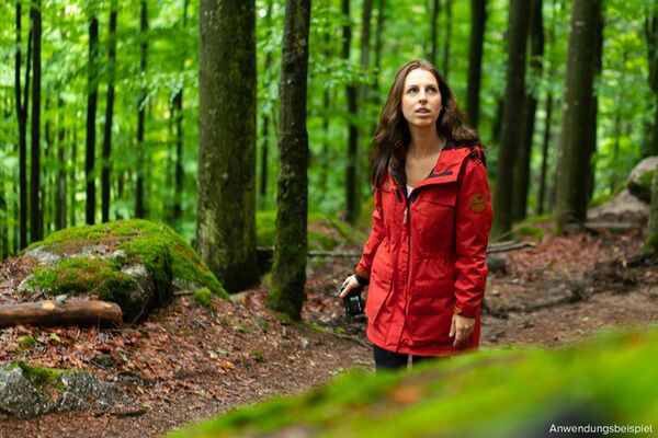 Haukland 5 in 1 Jacke für Fotografinnen (Damen)  rot XS