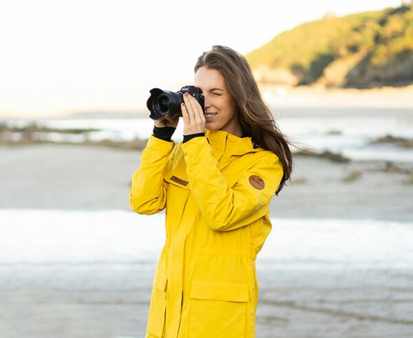 Haukland 5 in 1 Jacke für Fotografinnen (Damen)  gelb S