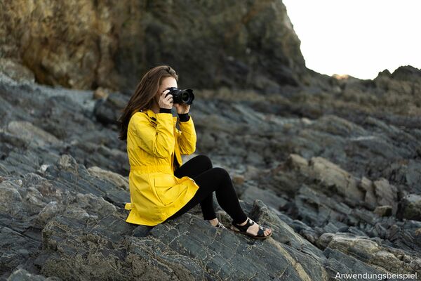 Haukland 5 in 1 Jacke für Fotografinnen (Damen)  gelb S