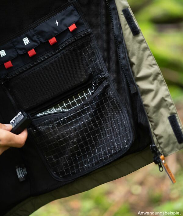 Haukland 5 in 1 Jacke für Fotografinnen (Damen)  khaki S