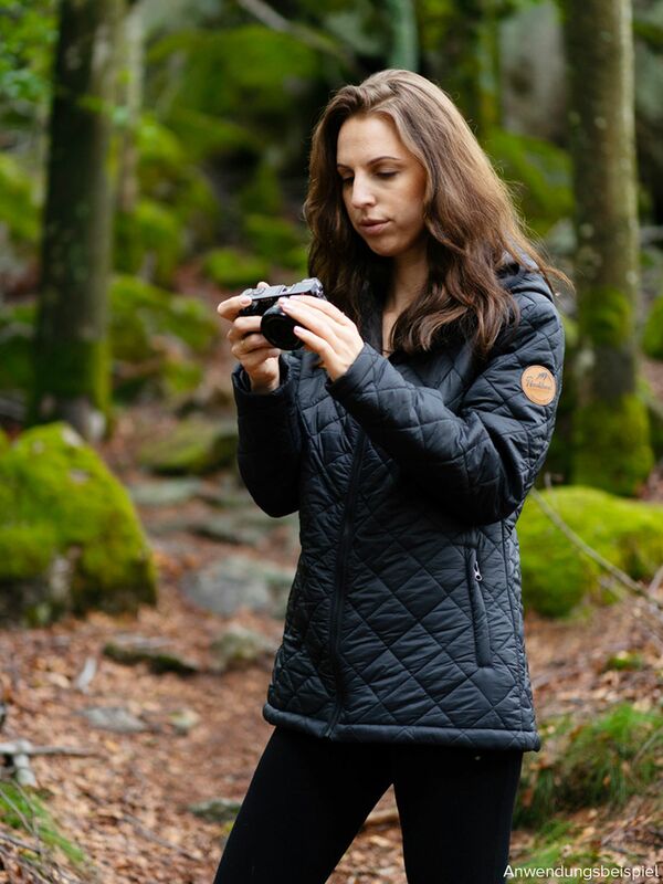 Haukland 5 in 1 Jacke für Fotografinnen (Damen)  Saphir Schwarz XL