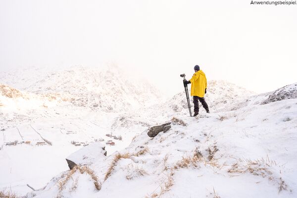 Haukland 7in1 Classic Jacke für Fotografen  gelb L