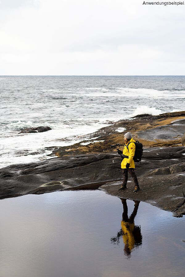 Haukland 7in1 Classic Jacke für Fotografen  gelb M