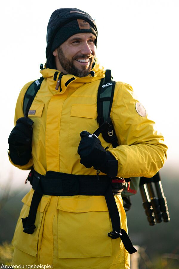 Haukland 7in1 Classic Jacke für Fotografen  gelb M