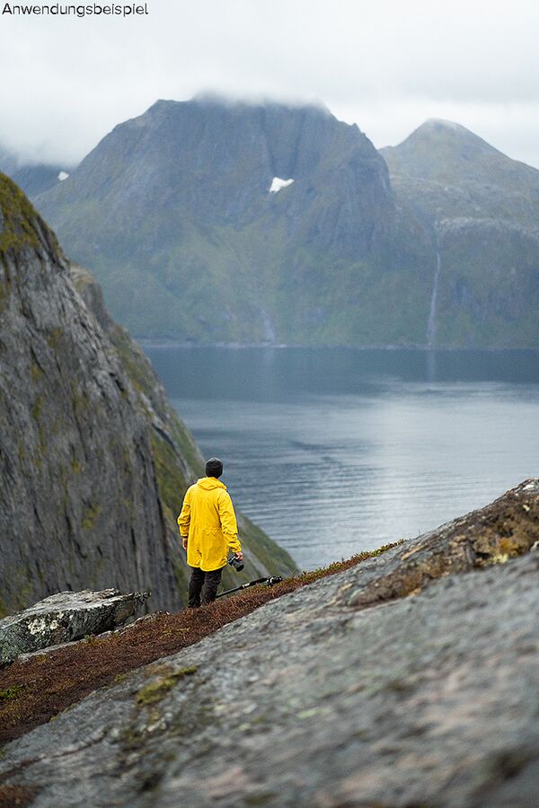 Haukland 7in1 Classic Jacke für Fotografen  gelb M