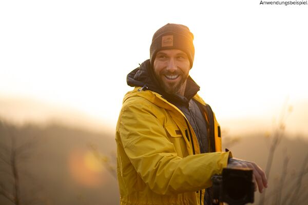 Haukland 7in1 Classic Jacke für Fotografen  gelb M