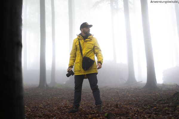 Haukland 7in1 Classic Jacke für Fotografen  gelb M