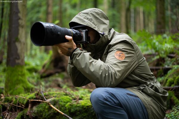 Haukland 7in1 Classic Jacke für Fotografen  Khaki XL