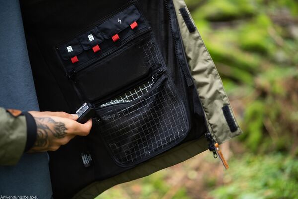 Haukland 7in1 Classic Jacke für Fotografen  Khaki XL