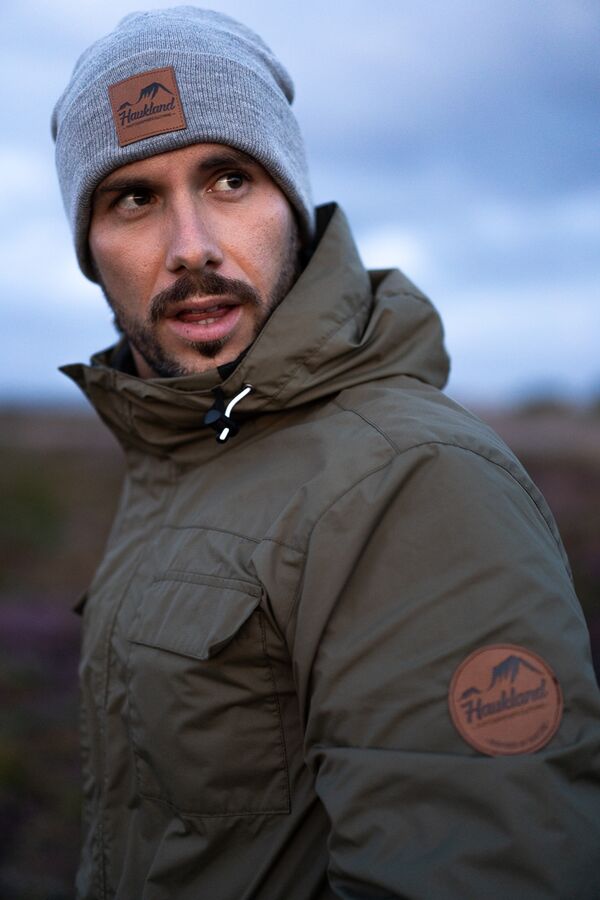Haukland 7in1 Classic Jacke für Fotografen  Khaki XL