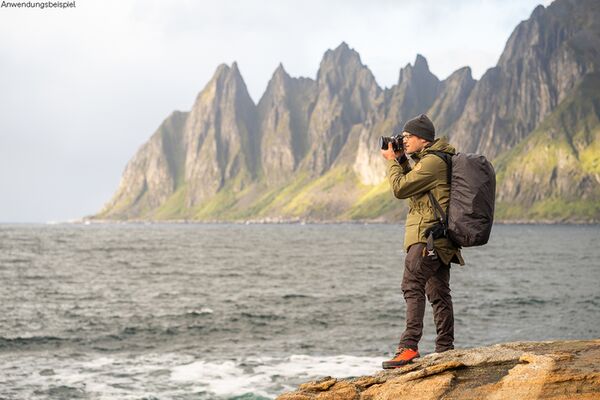 Haukland 7in1 Classic Jacke für Fotografen  Khaki XL