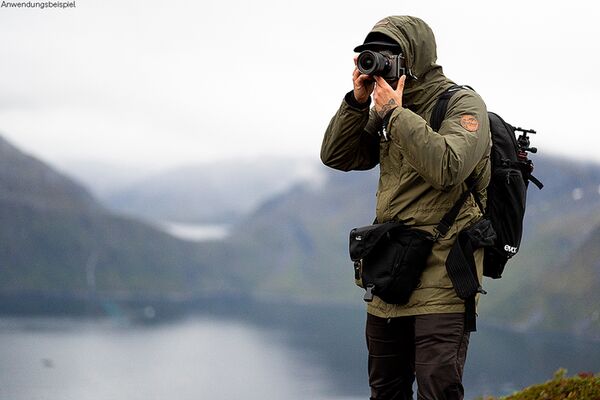 Haukland 7in1 Classic Jacke für Fotografen  Khaki XL
