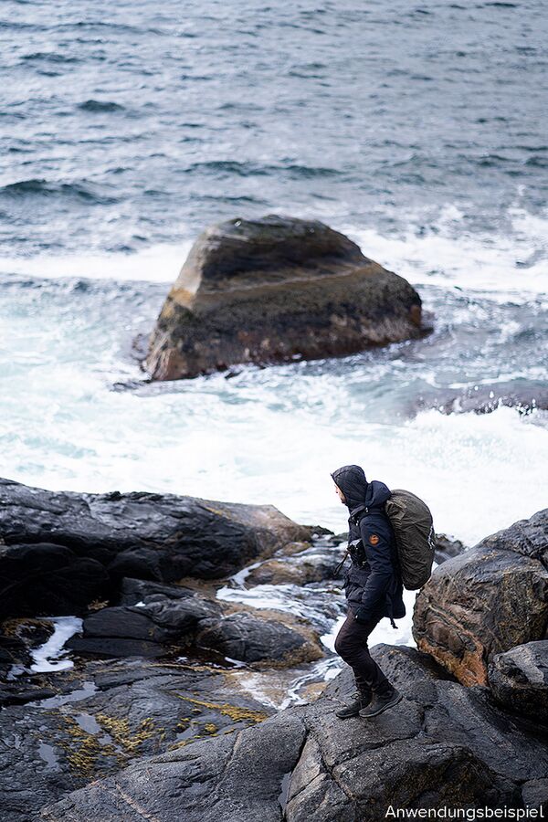 Haukland 7in1 Classic Jacke für Fotografinnen  saphir-schwarz L
